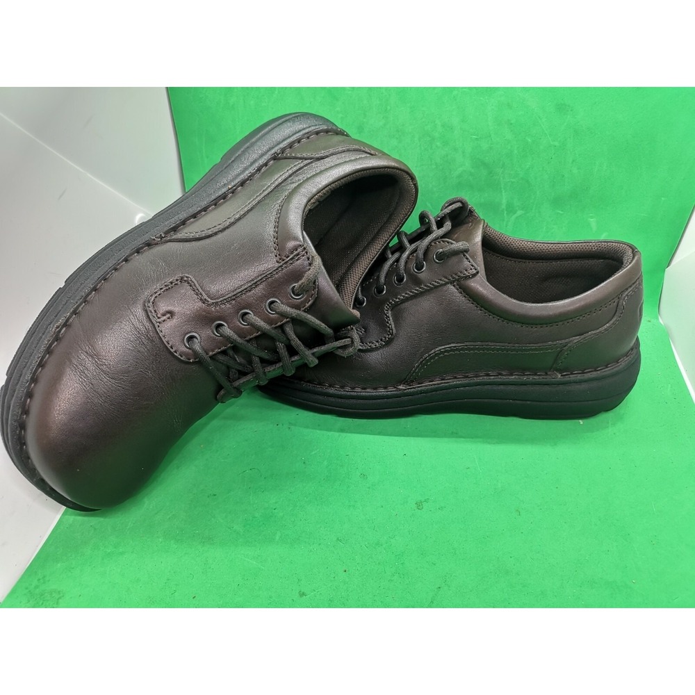 Rocs By Rockport Mens Apm40054m Brown Leather Lace Up Oxford Casual Shoes Size 9